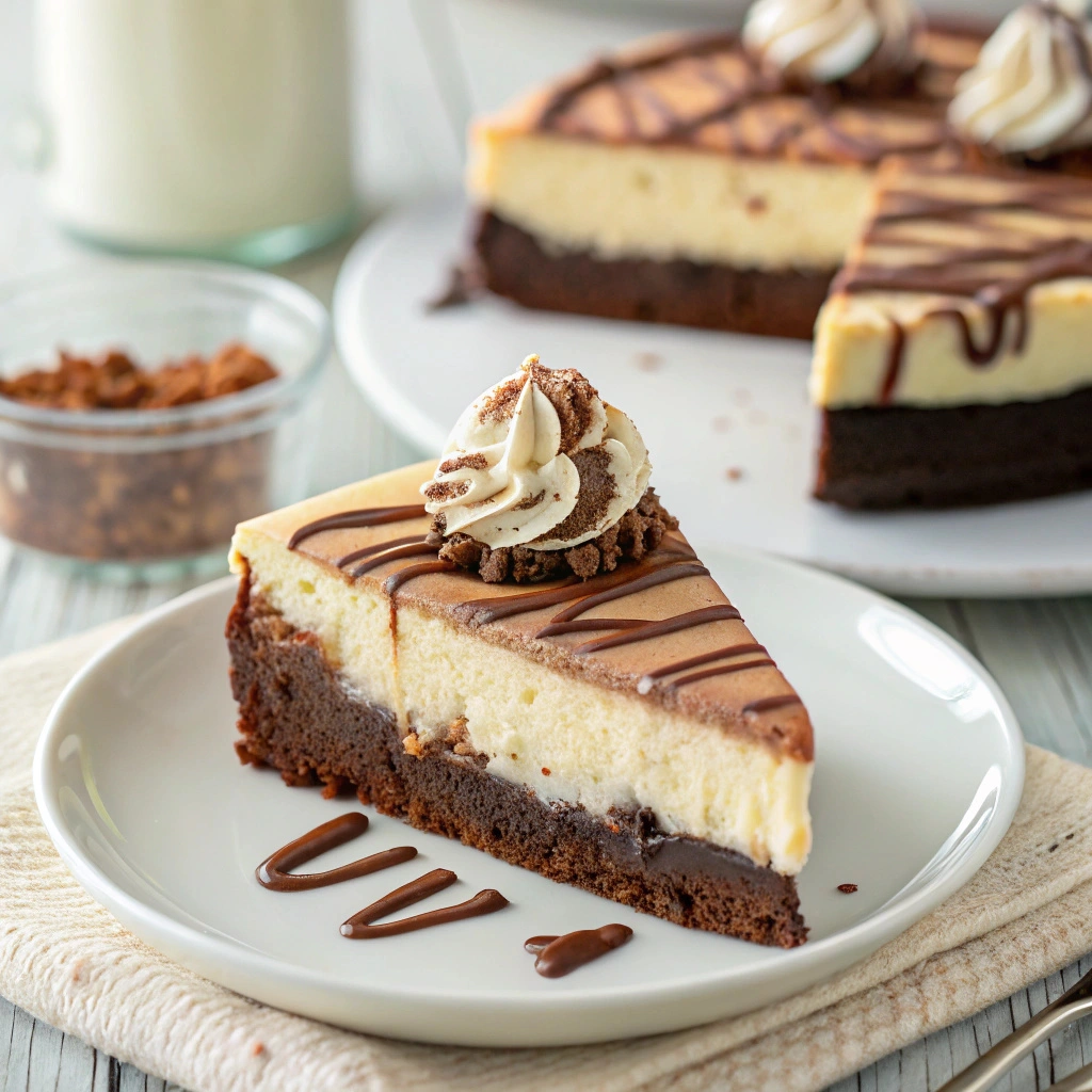 Cheesecake and Brownie Cake 5 Cheesecake and Brownie Cake