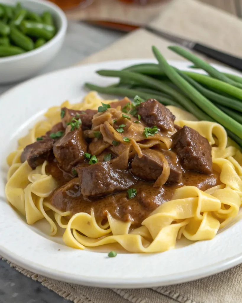 No Peek Beef Tips recipe 4 Serving No Peek Beef Tips Dinner
