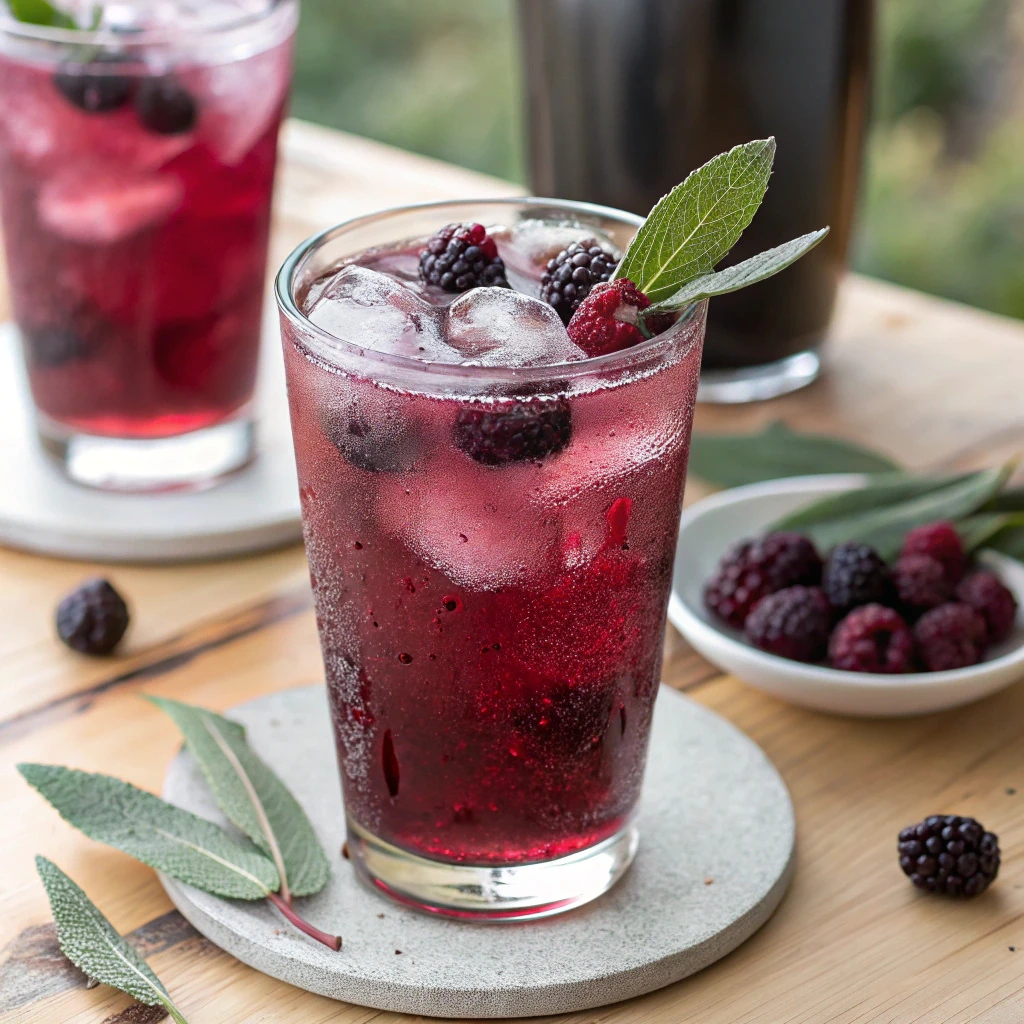 blackberry sage lemonade refresher​