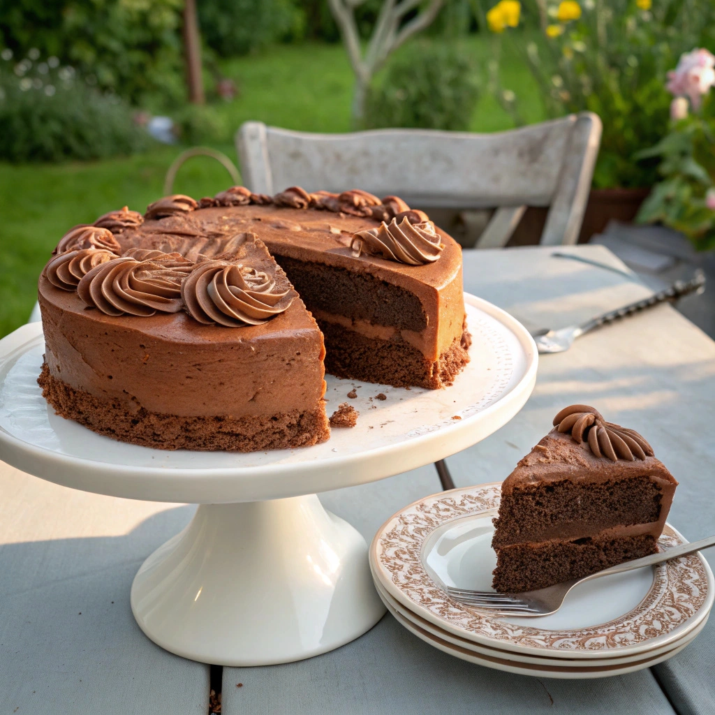 Fudgy Brownie Cake