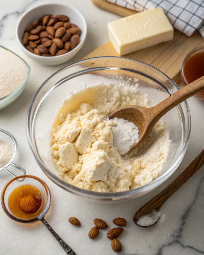 no-bake cottage cheese cookie dough ingredients