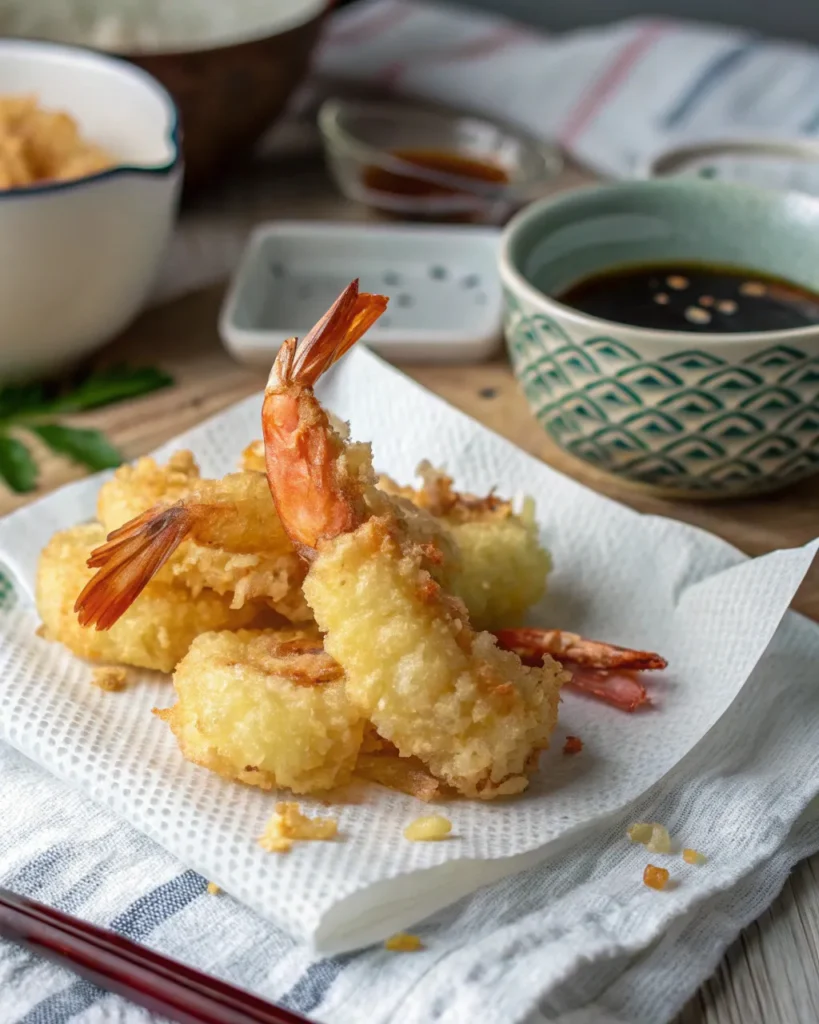 Shrimp tempura roll 4 crispy tempura shrimp for sushi rolls