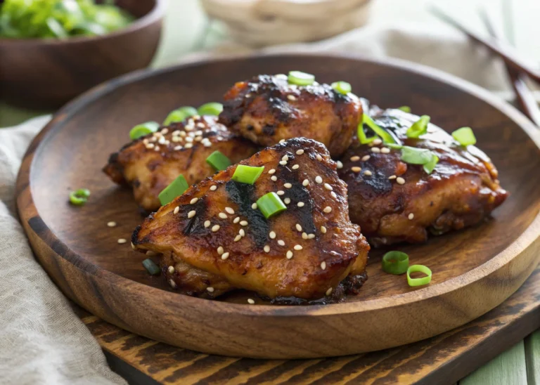 Teriyaki chicken marinade grilled thighs