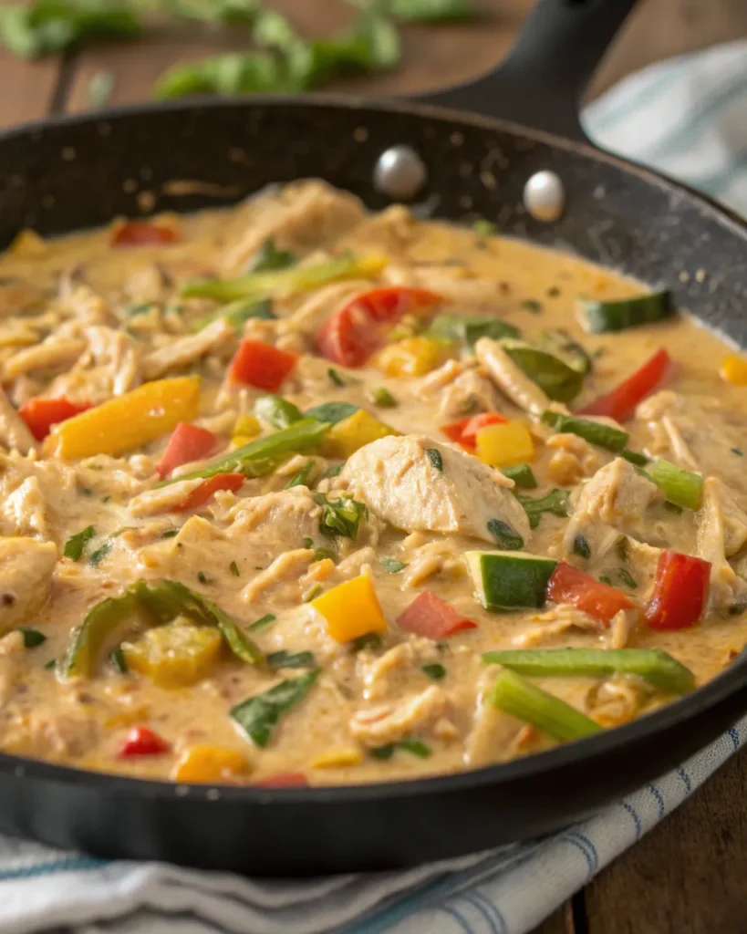 creamy chicken filling for pot pie casserole