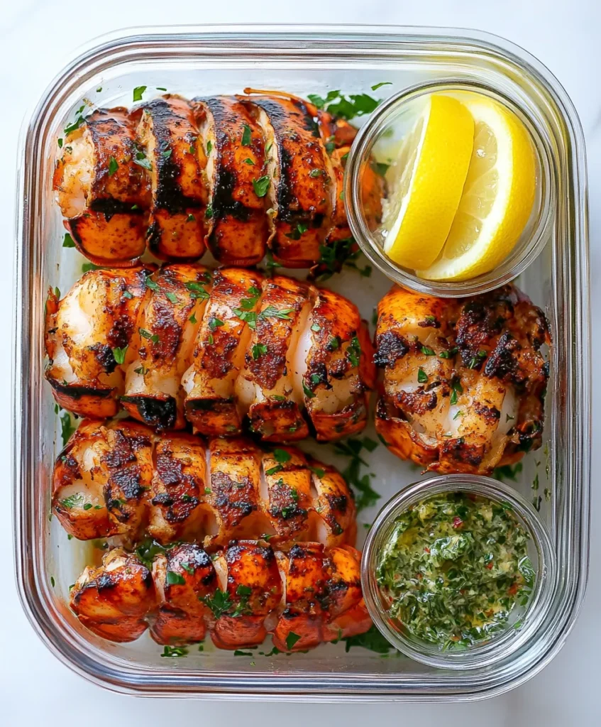 Grilled lobster tail recipe 5 Leftover grilled lobster tail stored with lemon and butter