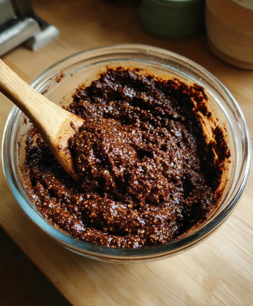 Black Bean Burger Recipe 10 mixing black bean burger ingredients in a bowl