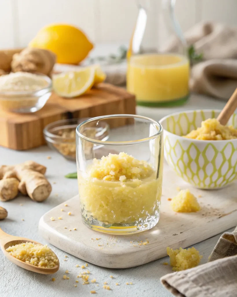Preparing a Natural Mounjaro detox drink at home