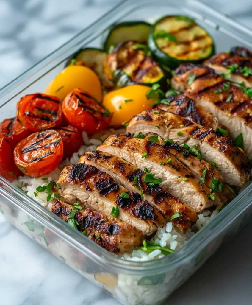 Greek Yogurt Chicken Marinade 7 Greek yogurt chicken meal prep in container